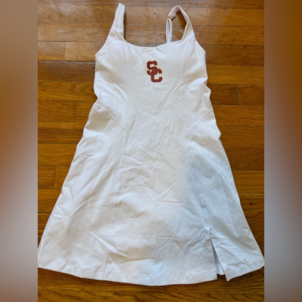 Hype and Vice White Strap Dress with SC logo, Small